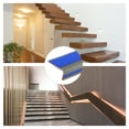 thumbnail image 6 of Uxcell 3.2Ft Stair Nosing, 3cm L Shape Staircase Step Edges Protectors, Blue/Grey, 6 of 6