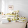 thumbnail image 4 of Erosebridal Happy Easter Bedding Sets Twin Size,Rabbit Eggs Comforter Sets with Sheets,Animal Bedroom Decor,Reversible,7pcs, 4 of 5