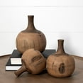 thumbnail image 5 of 11" Vase Shaped Wooden Decor Piece, 5 of 5