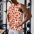 thumbnail image 5 of Pofeuu Tomatoes And Chili Print Men's Workout Tank Tops Sleeveless Muscle Gym Shirt Quick Dry-XX-Large, 5 of 7