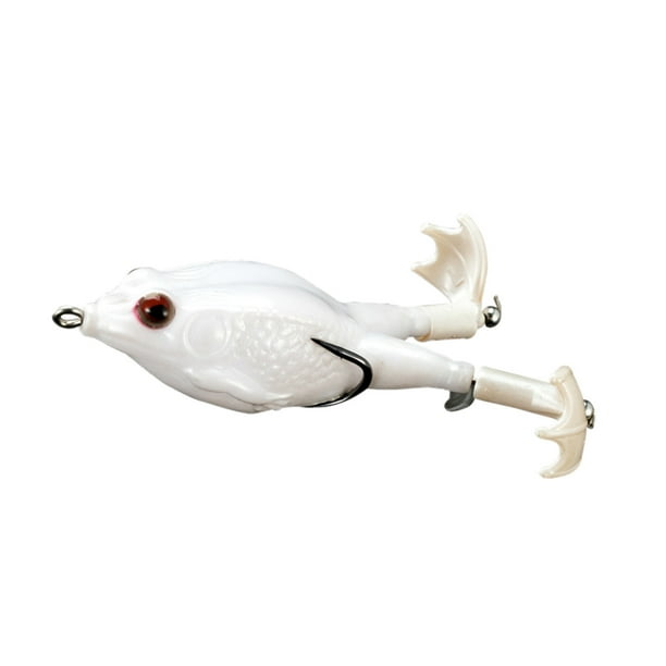 Rana para pescar Rana de superficie Equipo de pesca para principiantes, aficionados y para pescar bagres, pez espátula, pez cabeza de serpiente y trucha