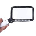 thumbnail image 1 of Rectangular Reading Magnifier with 5 LED Lights, Foldable, White, 1 of 4