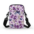 thumbnail image 2 of HELLHERO Lightweight Polyester Women Messenger Bag Women 4.33x1.97x7.09 Butterfly Flowers, 2 of 7