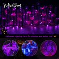 thumbnail image 2 of Cadena de luces Minetom Halloween 100, color morado, 7,6 m, incandescentes, 2 of 8