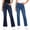 Dark Flare Studs/Light, variant on Girls’ Jeans – 2 Pack Stretch Denim Pull-On Skinny Fit Jeggings (7-16), size 16, Dark Bows/Medium