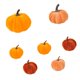thumbnail image 5 of Calabazas artificiales Macarena decorativas pequeñas de espuma para Halloween y otoño Estilo G, 5 of 8
