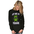 thumbnail image 3 of Funny Halloween Let Me Be Frank Long Sleeve TShirt Men Women Brisco Brands S, 3 of 6