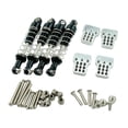 thumbnail image 1 of 4x Front Rear Shock Damper & Shock Towers Bracket Mount 99S Black, 1 of 8