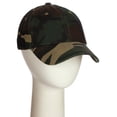 thumbnail image 4 of D&I Plain Dad Hat 100% Cotton Unstructured Hat Unisex Strap Cap - Camo Navy Black, 4 of 9
