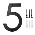 thumbnail image 1 of Feltree 5 Inch Modern Metal House Numbers Door Number House Address Letters and Numbers for Outside Signs, 1 of 7