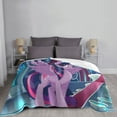 thumbnail image 6 of My Lit-Tle Pony Fleece Blanket Super Soft Cozy Throw Blanket Fuzzy Comfy Flannel Blanket Warm Plush Blankets And Throws For Couch, Sofa, Bed 80"X60", 6 of 7