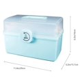 thumbnail image 2 of Apeya Storage Box Organizer-Compartment Childproof Style For Home & Journey Use,Large Capacity Multi-Layer Medicine Box, 2 of 2