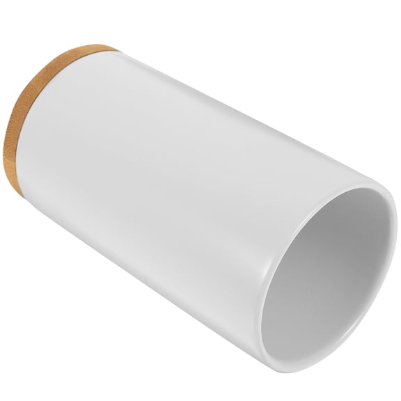UPKOCH Ceramic Toothbrush Holder for Bathroom Countertop Tumbler Cylinder Toothbrush Cup