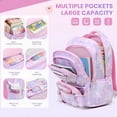 thumbnail image 4 of gcong Dinosaur Themed School Backpack Set For Educational Adventure Gear Purple, 4 of 6