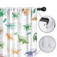 thumbnail image 4 of Blackout Kids Curtains,Alphabet Dinosaur Names Chart Pattern Childrens Insulated Curtains Set Of 2,Bedroom Essentials,Toddler Room Decor 42"x63", 4 of 5