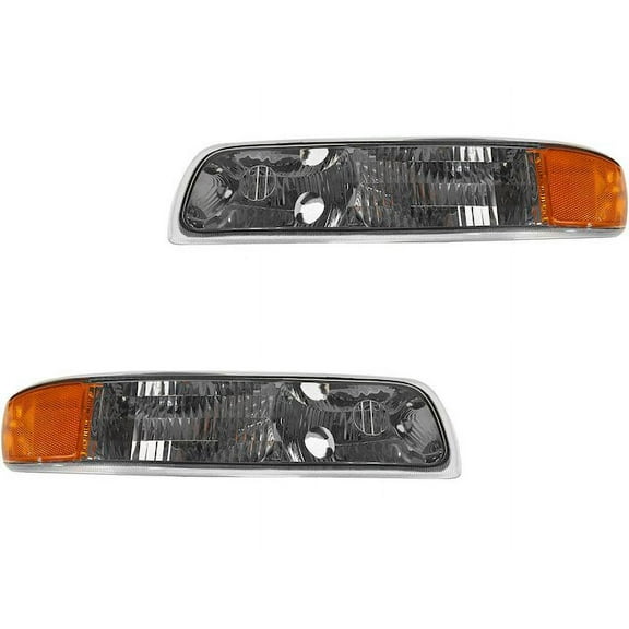 Parking Light Set 2 Piece - Compatible with 2000 - 2006 Chevy Tahoe 2001 2002 2003 2004 2005
