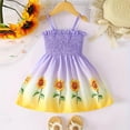 thumbnail image 2 of Robes de Petite Fille Sans Manches Robe de Danse Solide Vêtements pour Enfants Robe Fille Vêtements Taille 5-6T, 2 of 3