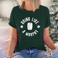 thumbnail image 2 of Midsumdr Womens Tops 2025 St. Patrick's Day Graph Printed Short Sleeves Tops Casual Spring Summer Pullover Loose Fit Blouse Tops, 2 of 5