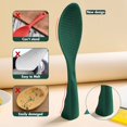 thumbnail image 2 of Pagaie de Riz, Spatule de Riz Debout en Silicone avec Cuillère à Riz Antiadhésive, Cuillère à Riz Résistante à la Chaleur, Cuillère à Servir pour le Riz (Vert Riche), 2 of 7