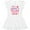 AA-White, variant on Inktastic Valentine's Day I'm My Daddy's Girl and My Mommy's World Girls Baby Dress