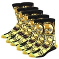 thumbnail image 1 of Calcetas de Personajes de Peliculas AeroX SockStarWar03 C3PO 5 Pares 6.5-10.5US, 1 of 1