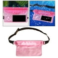 thumbnail image 1 of pitrice Sac Étanche Natation Sac Sec avec Sangle de Taille Réglable Rose, 1 of 9