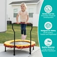 thumbnail image 2 of Skywalker Trampolines 36" Mini Trampoline for Kids & Toddlers - No-Spring Design with Adjustable Handlebar, Foldable for Easy Storage, Indoor/Outdoor Use, 2 of 8