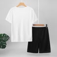 thumbnail image 4 of UAYOTSE Boys Performance Sports Set Short Sleeve T Shirt & Quick Dry Running Shorts 2 Piece Active Outfit,Sizes 15-16 Years, 4 of 4
