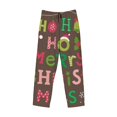 thumbnail image 5 of Balery Ho Ho Ho Merry Christmas print Men's Pajama Pants,Ultra Lightweight Pjs,Lounge Pant-XX-Large, 5 of 9