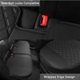 thumbnail image 5 of Elegante cuero de la PU Asiento trasero de coche Cubierta inferior Cojín Trasero negro Sunnimix Funda para asiento de coche trasero, 5 of 8