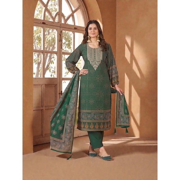 Chiffon Digital Printed Traditional Salwar Kameez, Cultural Wear for Women