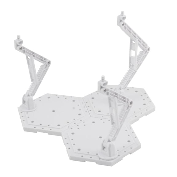 JWQFBC Model Display Stand Base Bracket for 1/144 1/100 Figures White