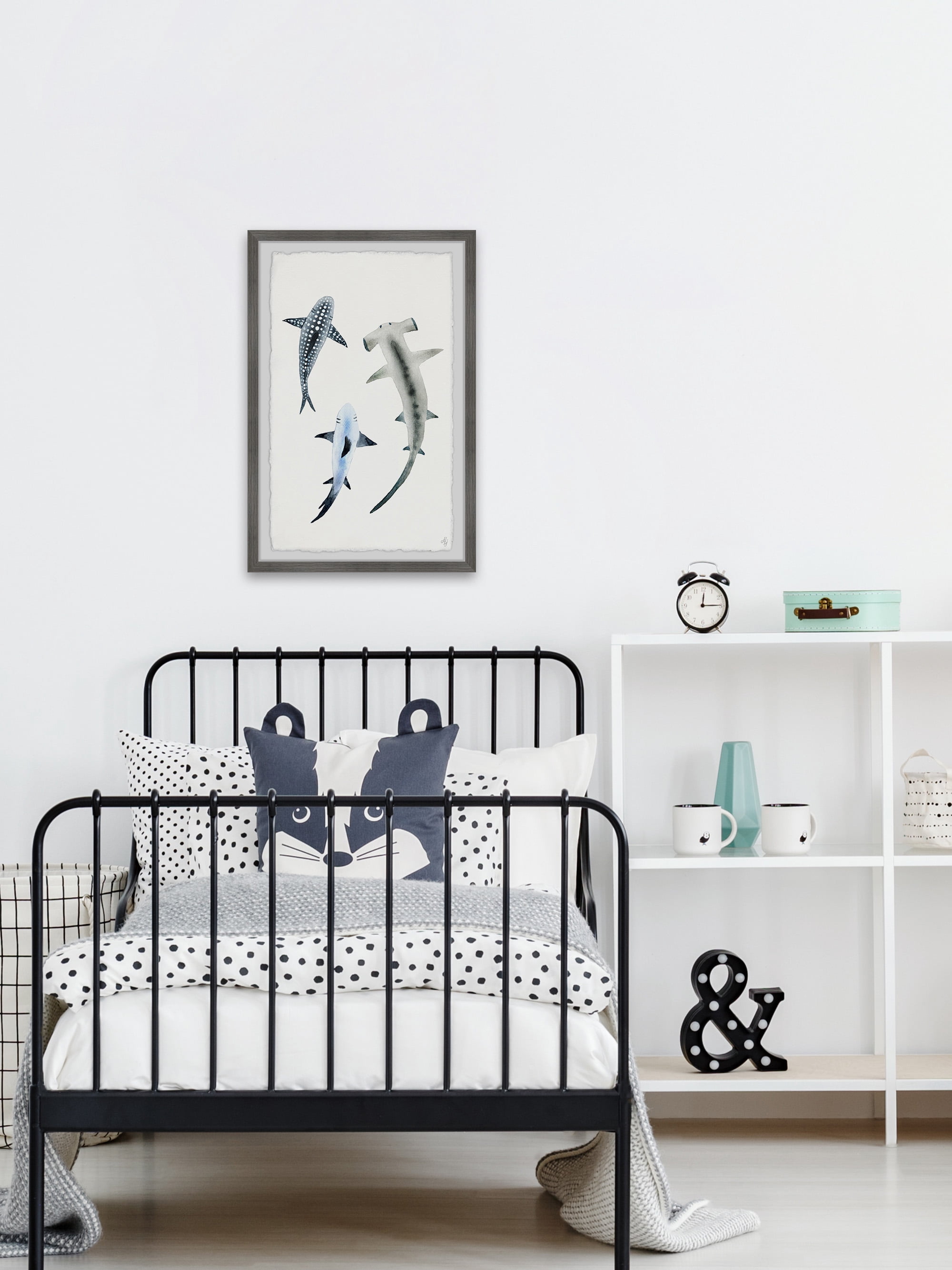 Marmont Hill Shark Trio Framed Wall Art