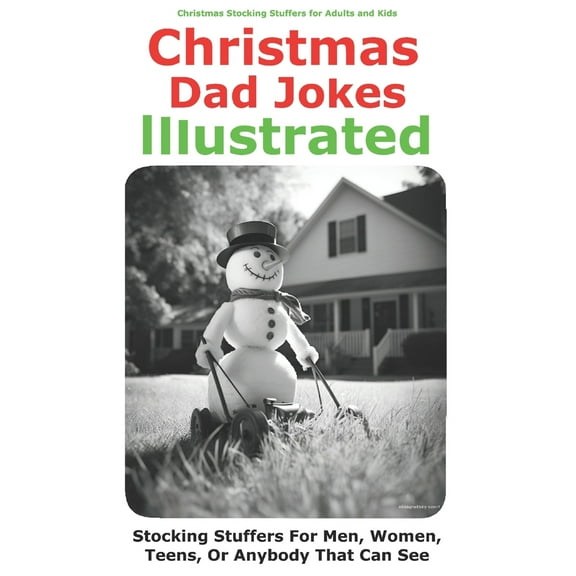 Pre-Owned Stocking Stuffers for Adults and Kids: Christmas Dad Jokes Illustrated: Stocking Stuffers for Men, Women, Teens, Kids and Anyone That Can See (Paperback) 1736121421 9781736121429