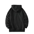 thumbnail image 3 of Avamo Mens Leisure Pullover Plain Sport With Pocket Black L, 3 of 3