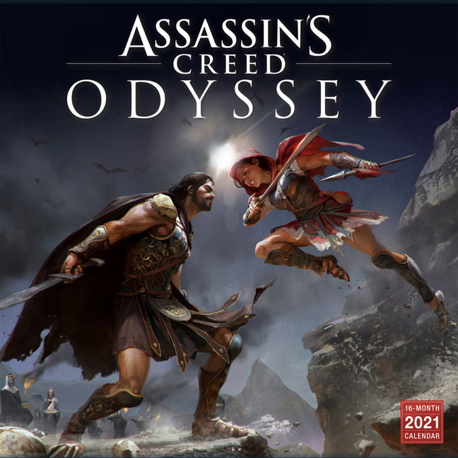 2021 Assassin's Creed Odyssey 16-Month Wall Calendar: By Sellers