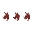 thumbnail image 3 of Naiovety Animal Head Wall Hanger Wall-mounted Hook Key Holder Home Clothes Room Decorative Living Gift Resin Art Ornament Type1 NO1, 3 of 6