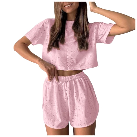 MuXiKeJi Clothes Women's 2 Piece Outfit Floral Print Cover Up Half Sleeve Blouse Shorts Set Summer Beach Vacation Resort Wear
