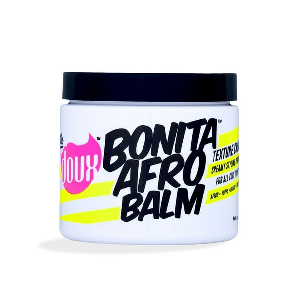 The Doux Bonita Afro Balm Hair Texture Cream, 16 oz, Curly Hair, Frizz Control, Moisturizing, Unisex
