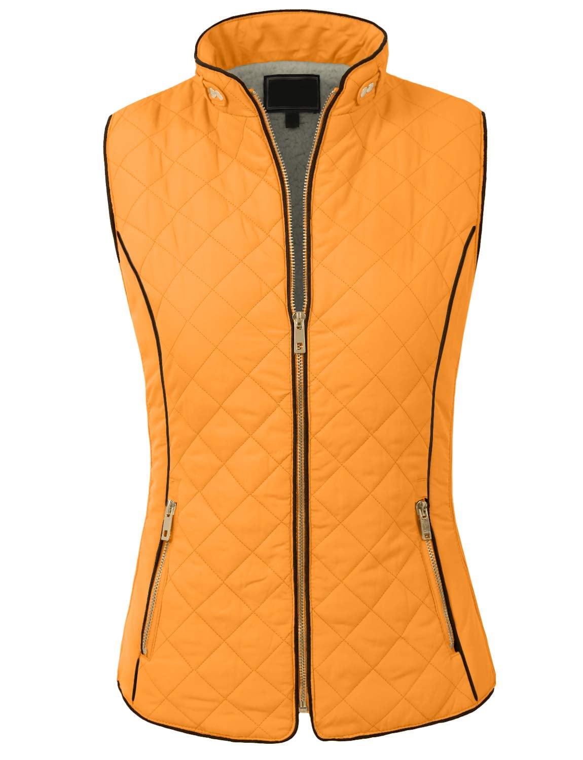 J. METHOD Women’s Quilted Vest Reversible Lightweight Sleeveless Full