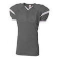 thumbnail image 2 of A4 Rollout Football Jersey For Teen Male in Graphite/White | NB4265, 2 of 4