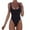 Black, variant on WAYUTE Womens One Piece Swimsuits Swimwear Bikini Push Up 1Piece Padded Bathing Backless Beachwear