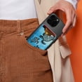 thumbnail image 5 of WIRESTER Leather Magnetic Card Holder Wallet for MagSafe, Cute Stick-On Phone Accessory Compatible with iPhone 17/16/15/14/13/12 Series – Ocean Sea Turtles, 5 of 6