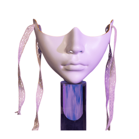Mechanical-Style Half-Face Cos Mask Prop, Colorful Decorative Cosplay Lower Mask, Collectible Display Piece for Festivals, Parties, Costumes & Room Decor