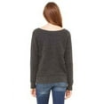 thumbnail image 2 of Bella + Canvas 7501 Ladies Sponge Fleece Wide Neck Sweatshirt, 2 of 2