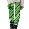thumbnail image 4 of Avrnliq Girls St. Patrick's Day Green Leggings, Shamrock Print Stretch Fabric for Girls 3-12 Years,Size 3 T, 4 of 7