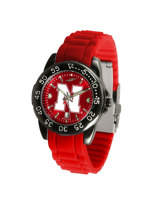 Scarlet Nebraska Huskers FantomSport AC AnoChrome Watch