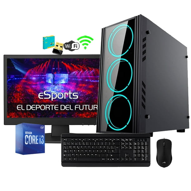 Pc Computadora armada escolar Quad Core I3 10 generacion 16gb ram 960gb Ssd, Monitor 21.5" FULL HD Neucomputo pc, armada, intel