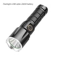 thumbnail image 4 of Naiovety Linterna Durable recargable Super brillante lámpara de mano pequeña linterna ligera Camping iluminación al aire libre Estufas de camping AntorchaUSB26650batería Naiovety OD029894-02, 4 of 6