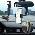 CACOCO-2024 New Multifunctional Rearview Mirror Phone Holder, 360 ...